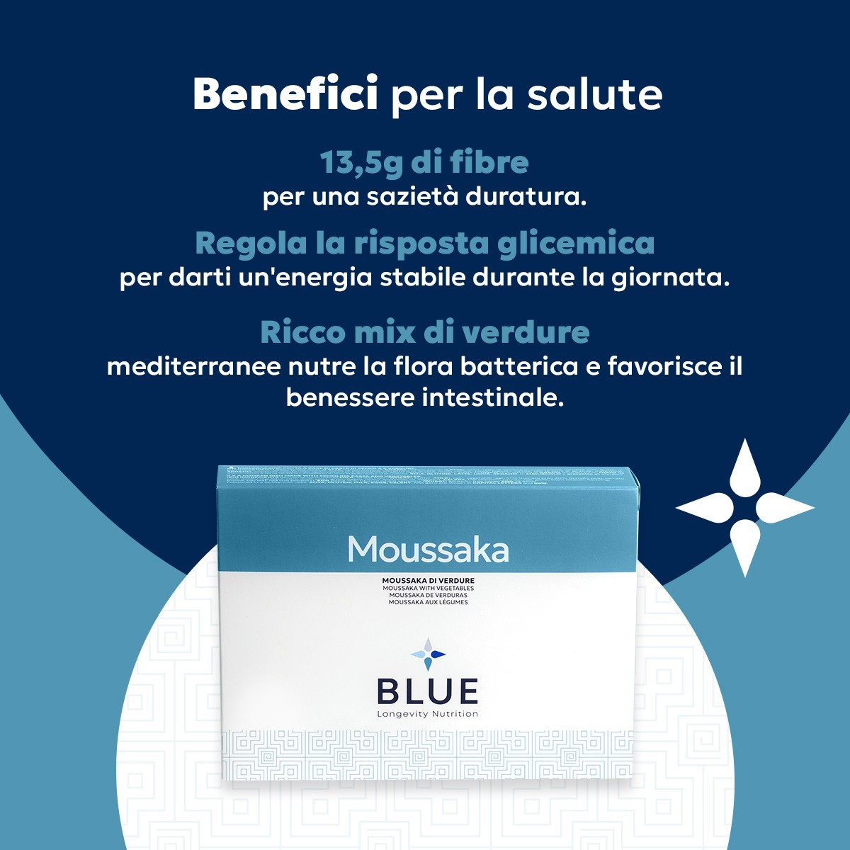 Moussaka di verdure Confezione da 300g | BlueDiet Shop