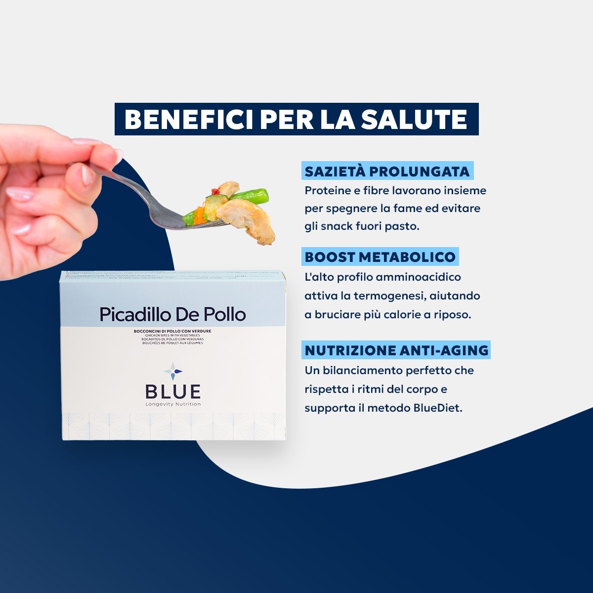 Picadillo De Pollo Confezione da 240g | BlueDiet Shop